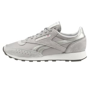 Reebok Classic 83 Turnschuhe Damen - Grau/Weiß/Silber/Schwarz - DE 642-QBH